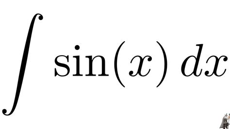integral of sinx